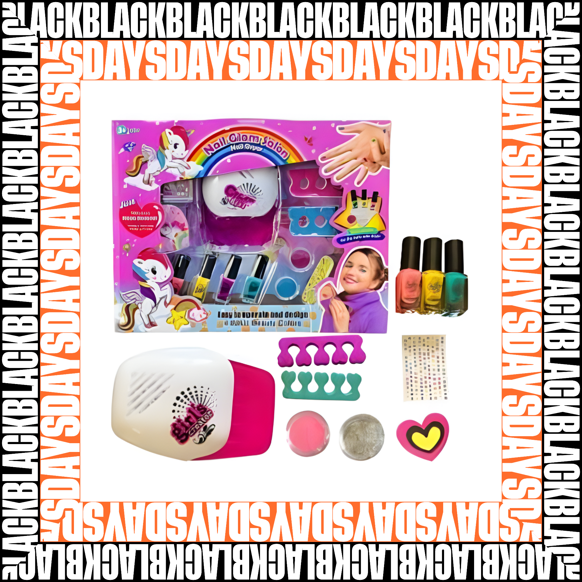 COMBO DE MANICURE EN CAJA Black Days.